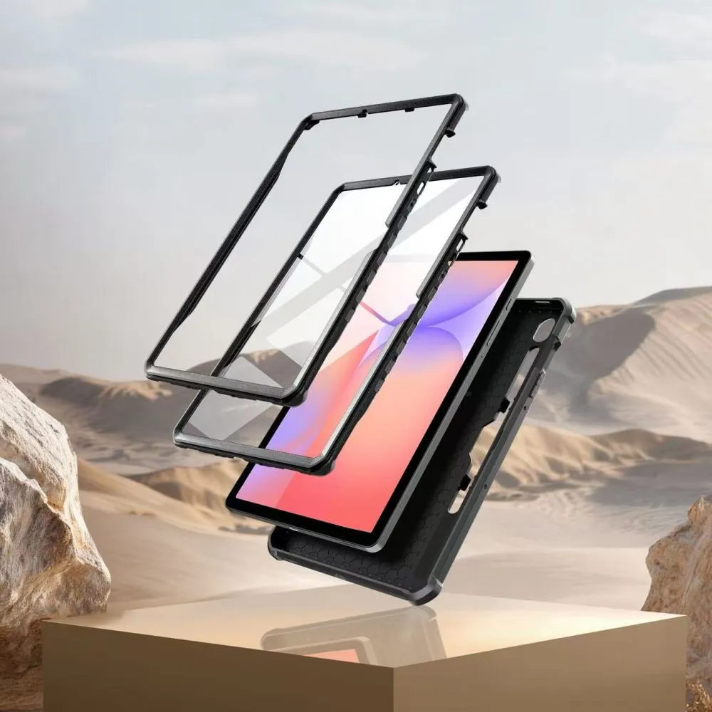 Samsung Galaxy Tab S10 LITE 10.9 tablet suojakuori, suojakotelo musta TECH-PROTECT KEVLAR PRO Lite