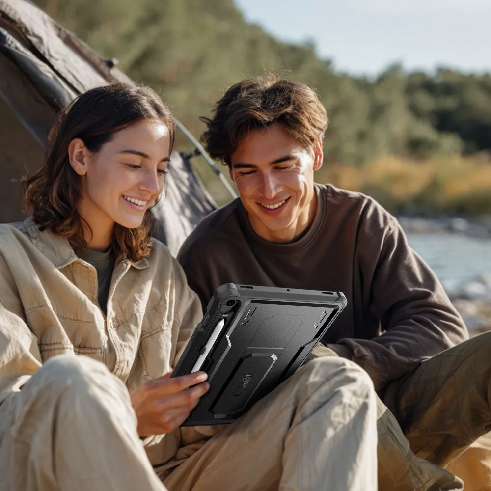 Samsung Galaxy Tab S10 LITE 10.9 tablet suojakuori, suojakotelo musta TECH-PROTECT KEVLAR PRO Lite