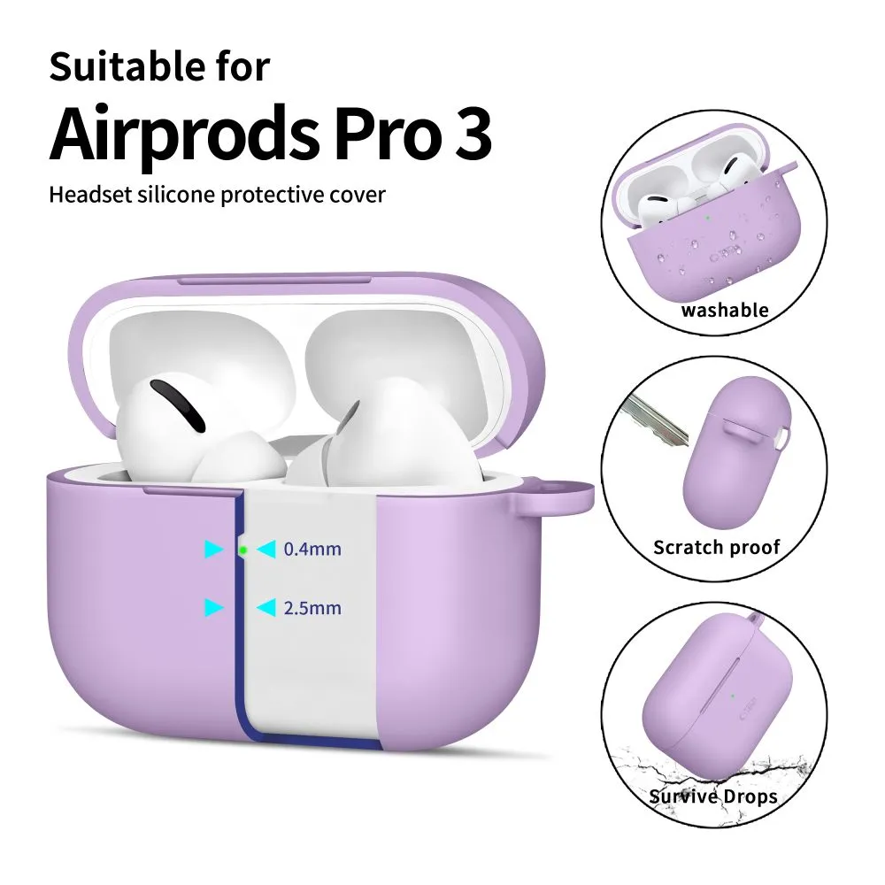 Apple AirPods Pro 3 ümbris  TECH-PROTECT SILICONE HOOK