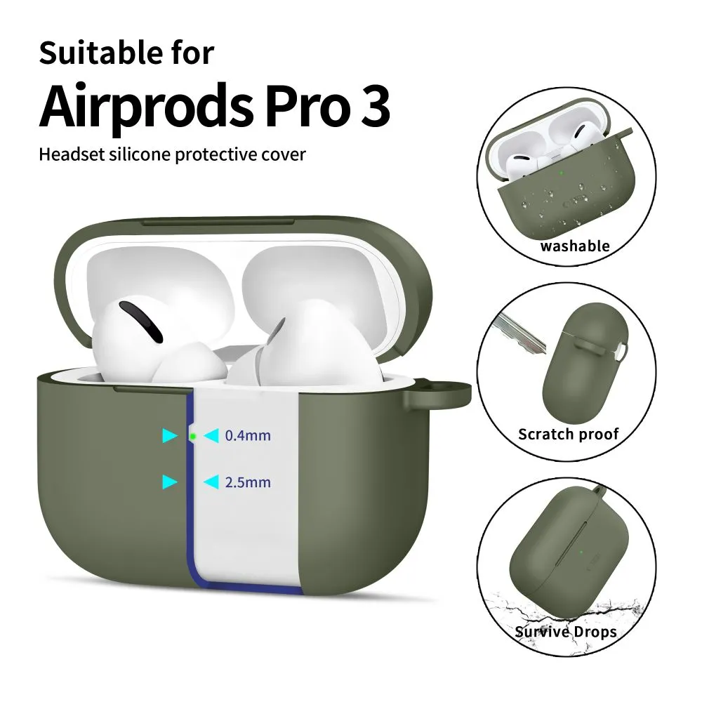 Apple AirPods Pro 3 ümbris  TECH-PROTECT SILICONE HOOK
