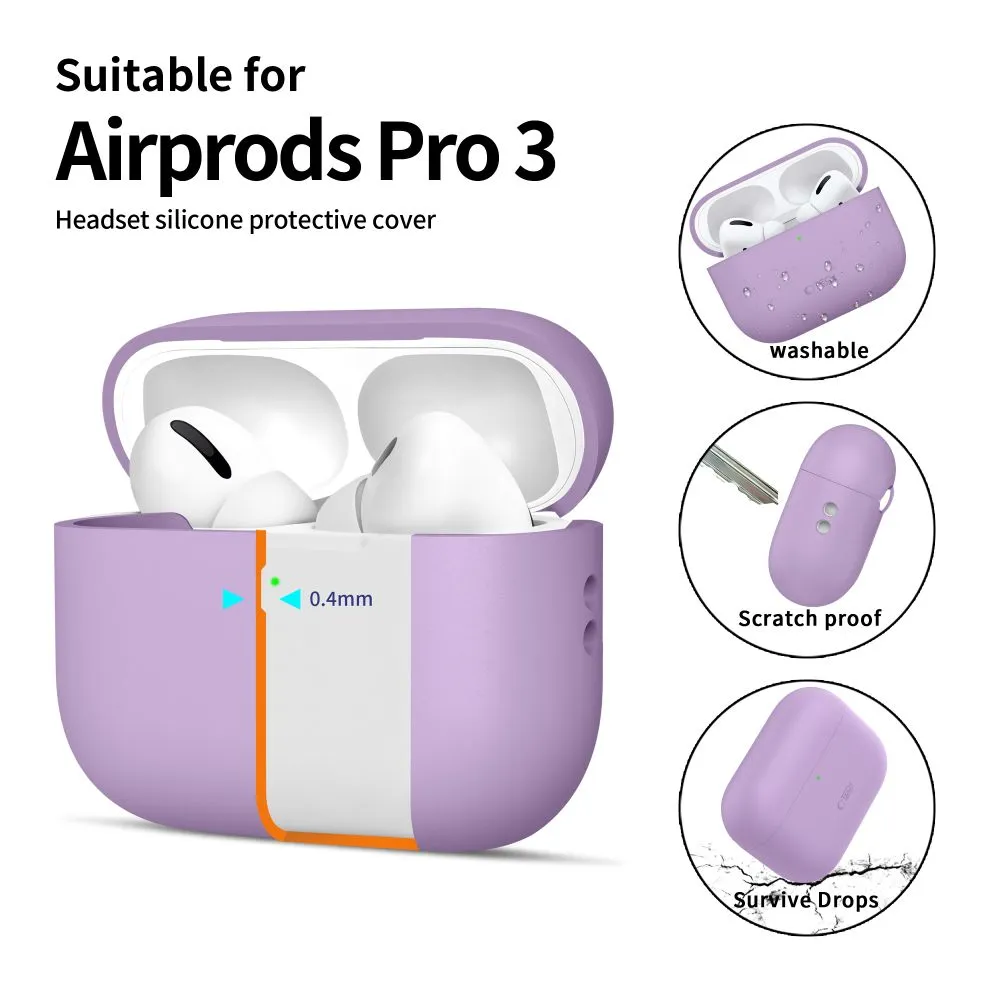 Apple AirPods Pro 3 case  TECH-PROTECT SILICONE