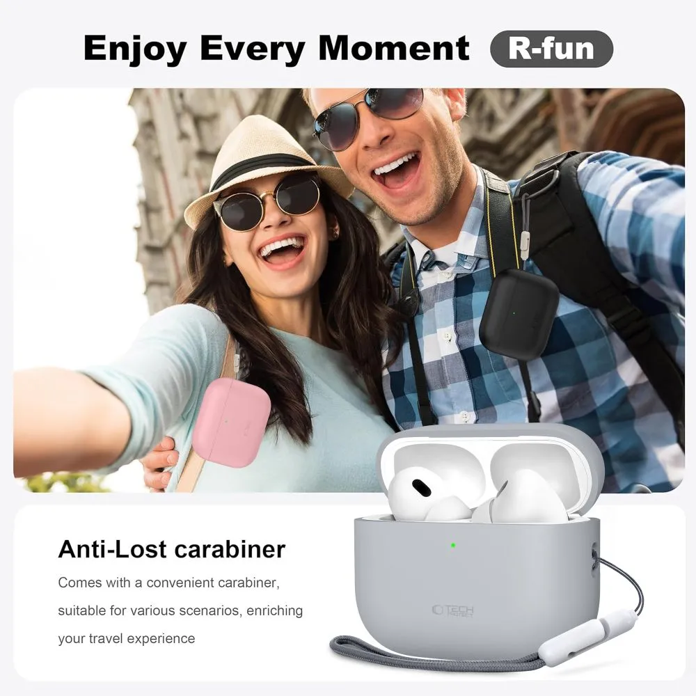 Apple AirPods Pro 3 case  TECH-PROTECT SILICONE