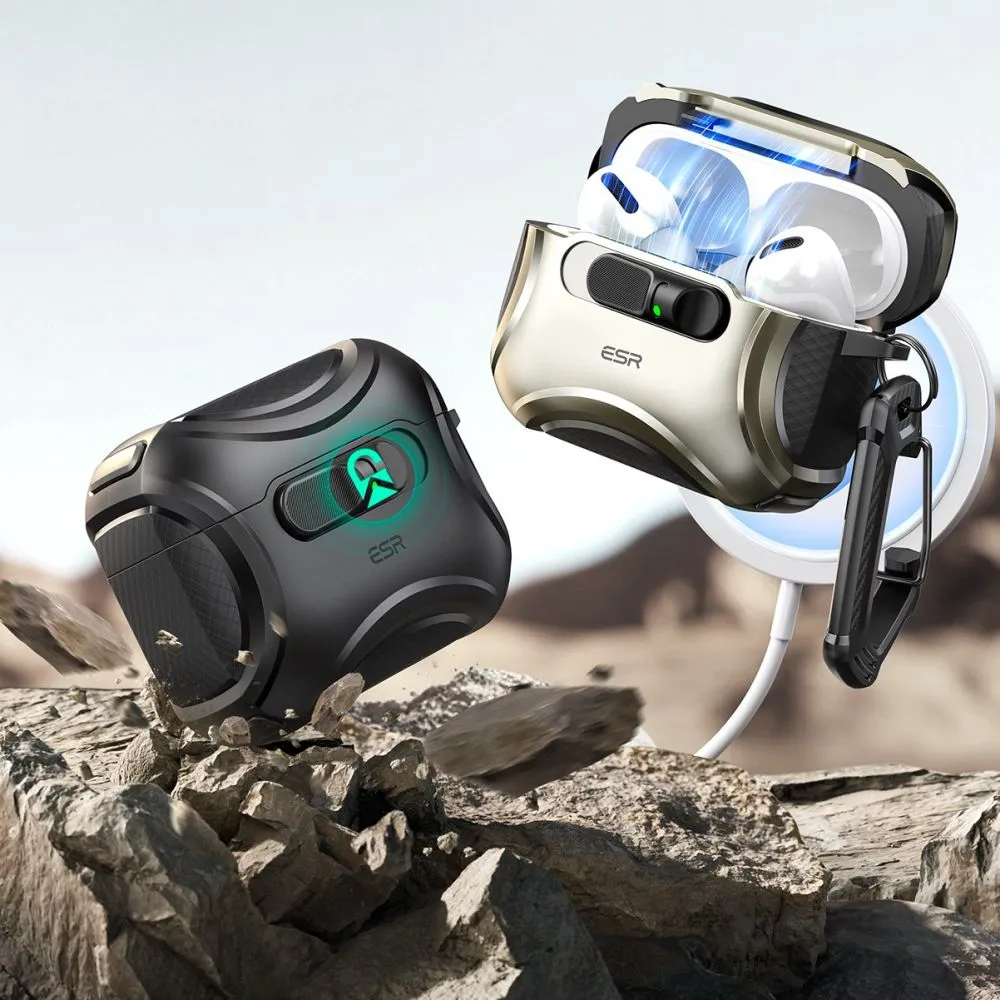 Apple AirPods Pro 3 case  ESR CYBER FLICKLOCK HALOLOCK MAGSAFE