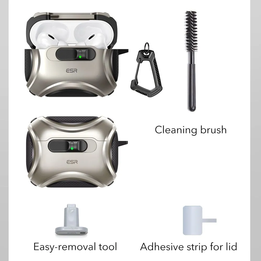 Apple AirPods Pro 3 case  ESR CYBER FLICKLOCK HALOLOCK MAGSAFE