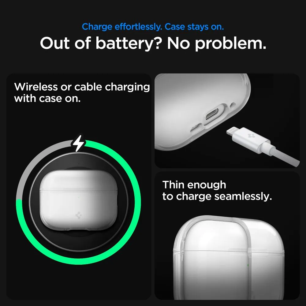 Apple AirPods Pro 3 telefoni ümbris läbipaistev SPIGEN LIQUID CRYSTAL