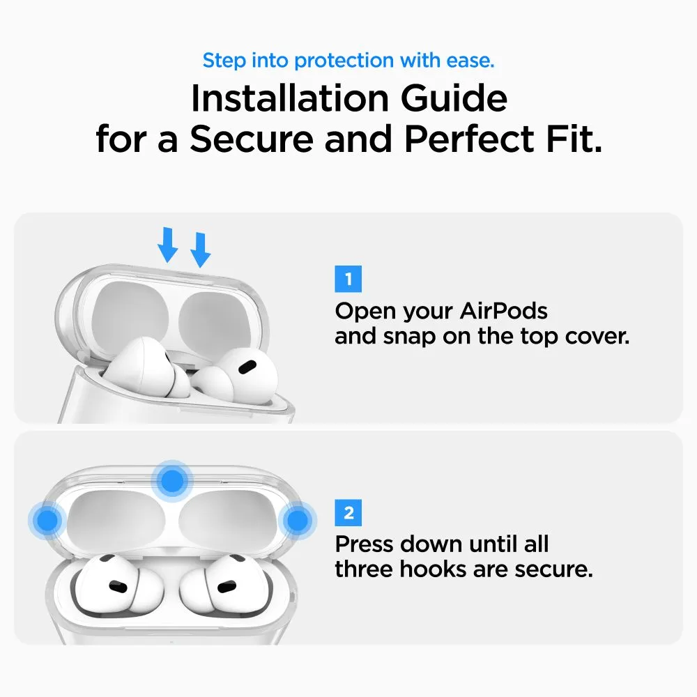 Apple AirPods Pro 3 telefoni ümbris läbipaistev SPIGEN LIQUID CRYSTAL