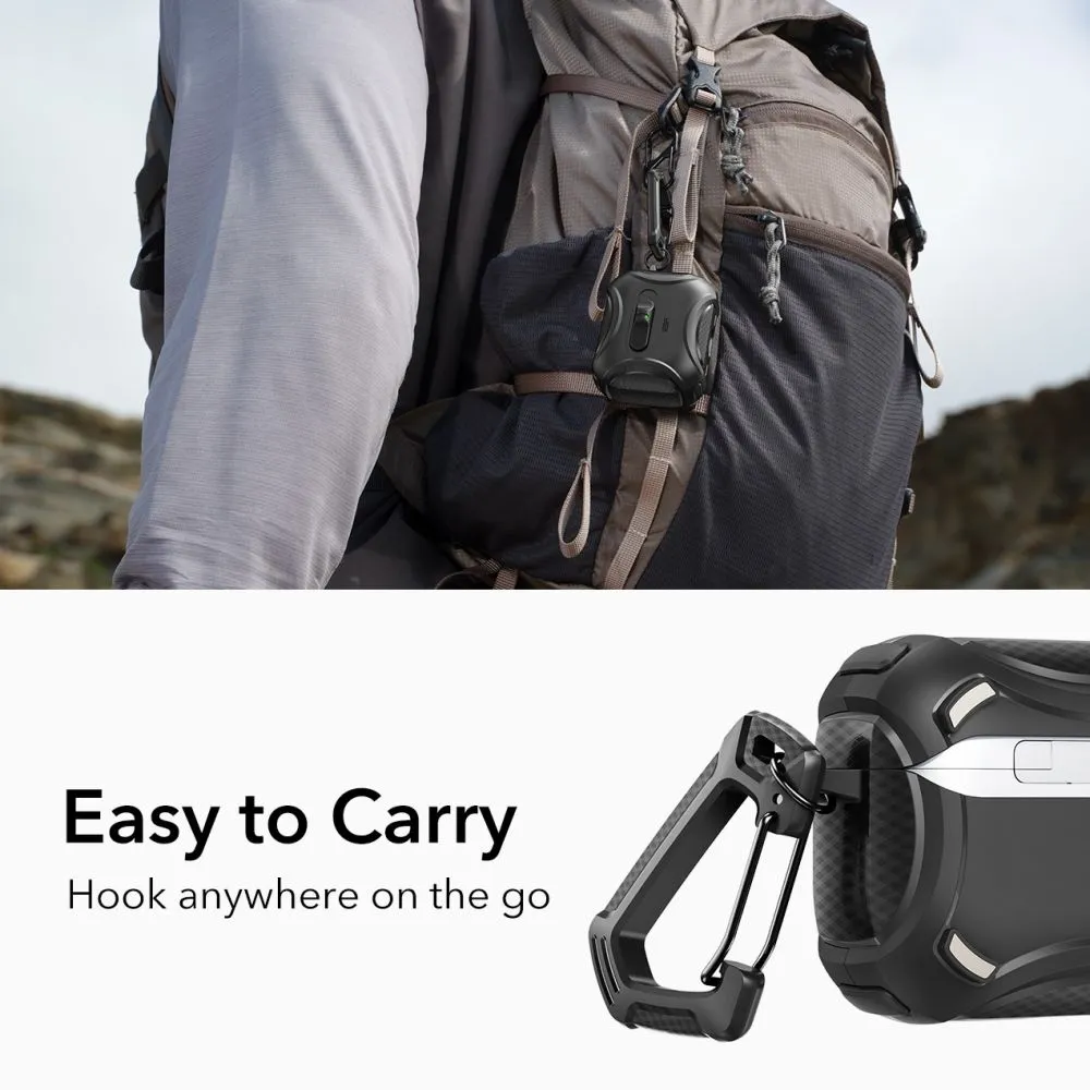 Apple AirPods Pro 3 case black ESR CYBER FLICKLOCK HALOLOCK MAGSAFE