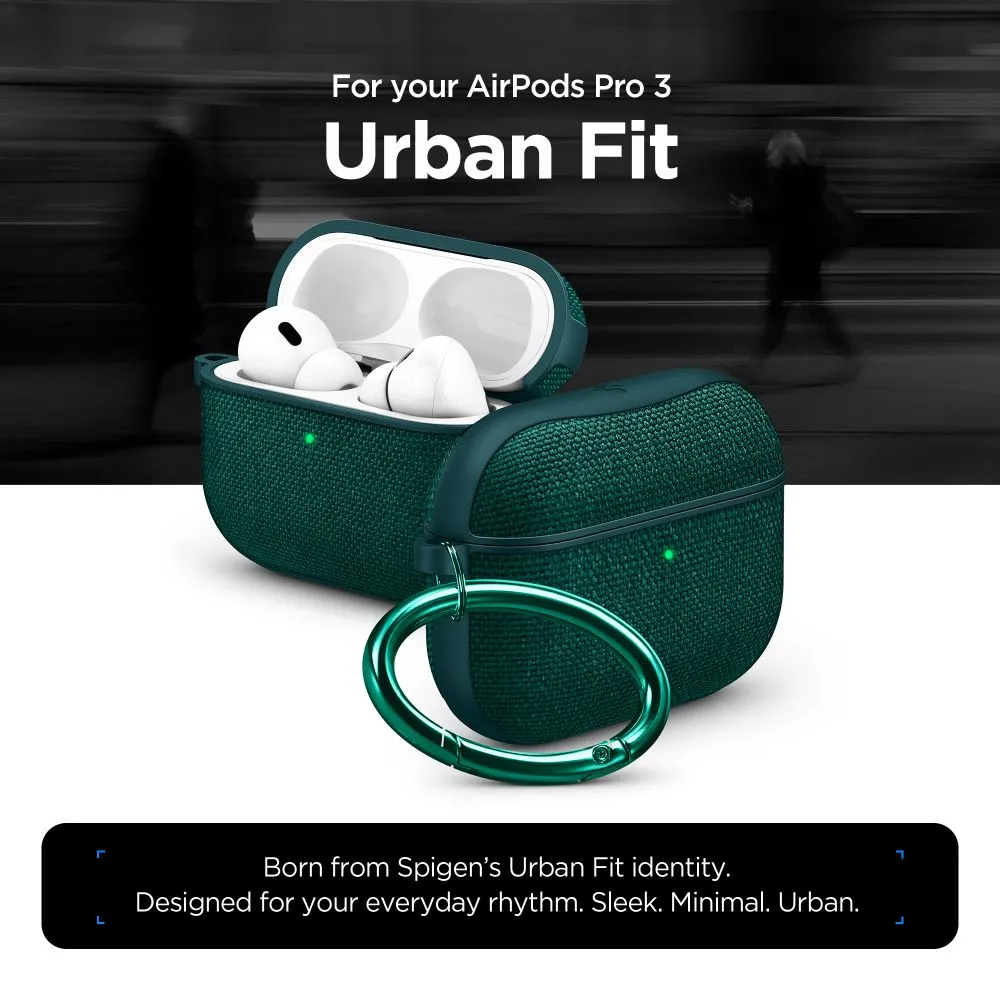 Apple AirPods Pro 3 phone case green SPIGEN URBAN FIT