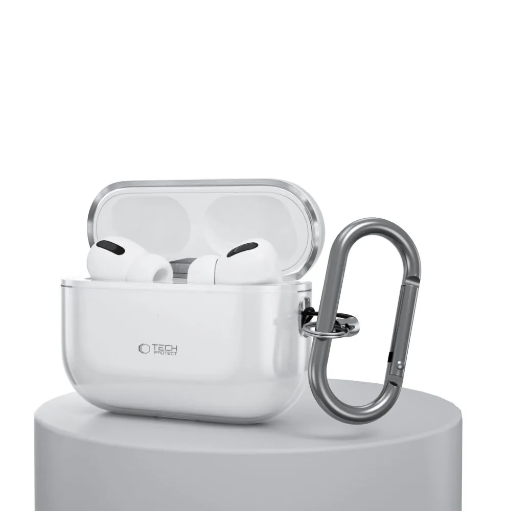 Apple AirPods Pro 3 maciņš caurspīdīgs TECH-PROTECT FLEXAIR