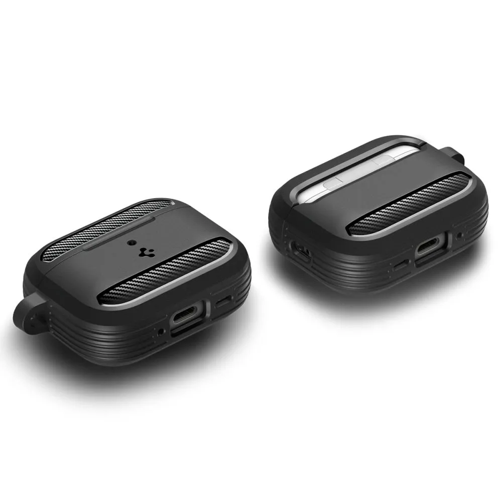 Apple AirPods Pro 3 telefoni ümbris must SPIGEN RUGGED ARMOR