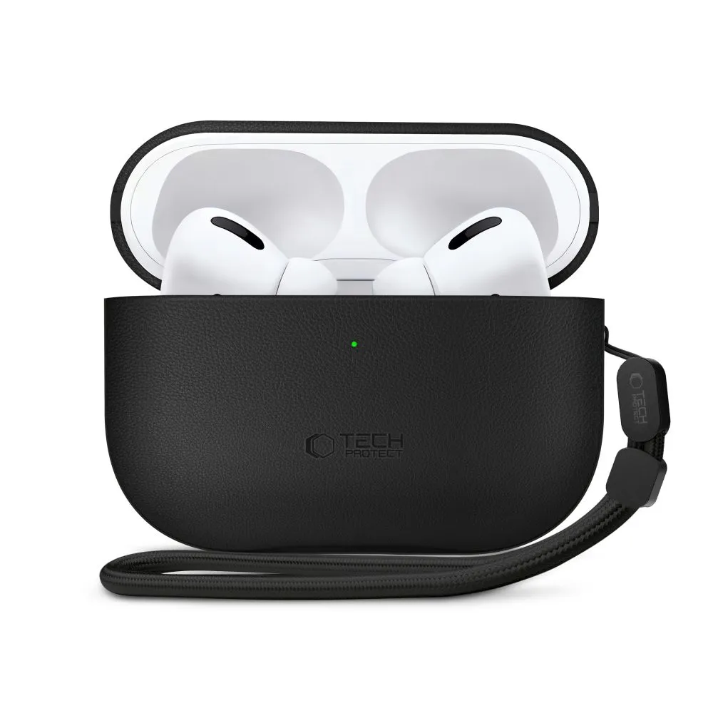 Apple AirPods Pro 3 skal, fodral svart TECH-PROTECT NATURALFIT