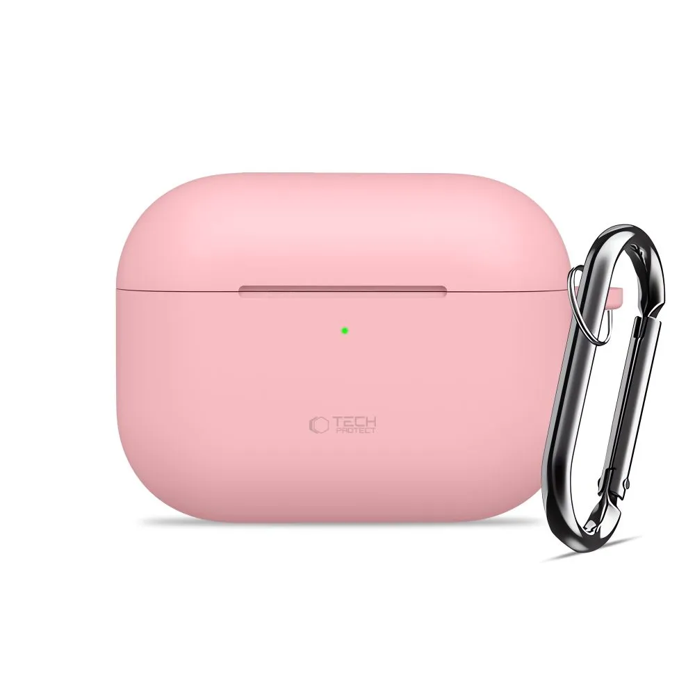 Apple AirPods Pro 3 ümbris roosa TECH-PROTECT SILICONE HOOK