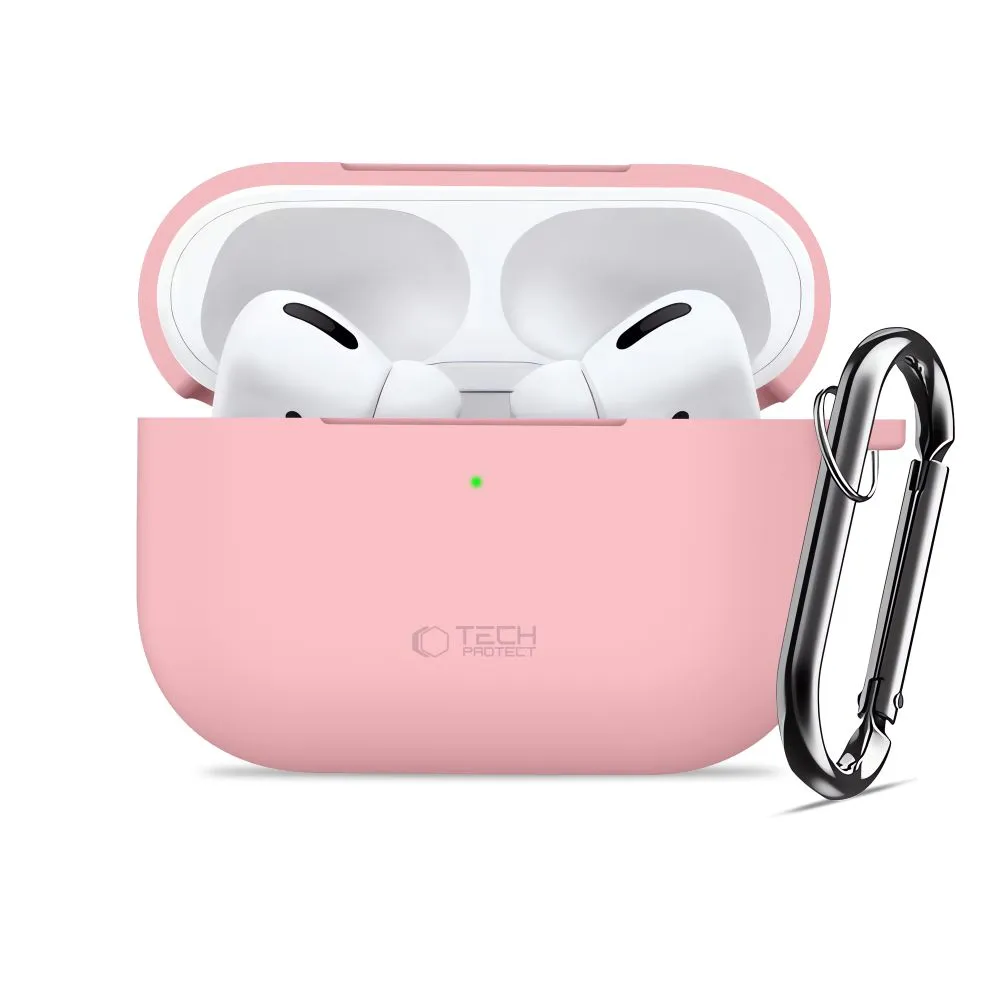 Apple AirPods Pro 3 ümbris roosa TECH-PROTECT SILICONE HOOK