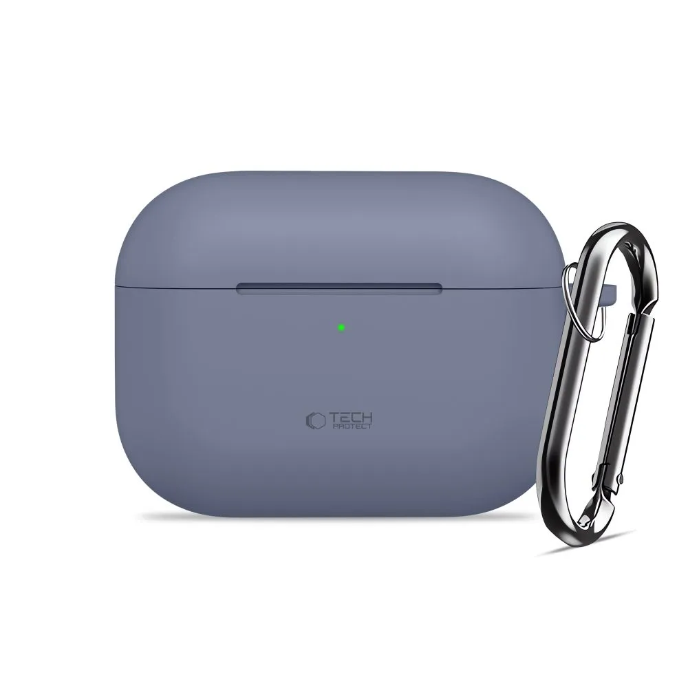 Apple AirPods Pro 3 maciņš zils TECH-PROTECT SILICONE HOOK