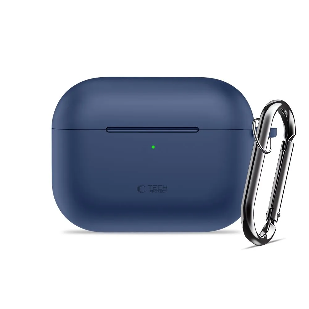 Apple AirPods Pro 3 telefona vāciņš zils TECH-PROTECT SILICONE HOOK