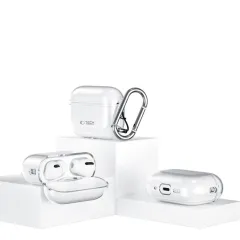 Apple AirPods Pro 3 ümbris läbipaistev TECH-PROTECT FLEXAIR