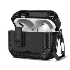 Apple AirPods Pro 3 phone case black TECH-PROTECT CARBONOX MAGSAFE