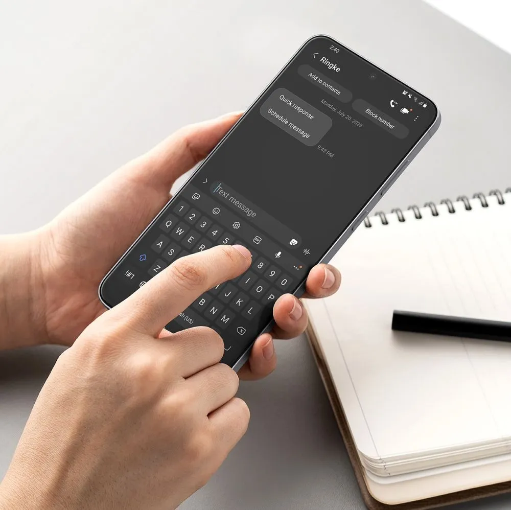 Samsung Galaxy S25 FE Tempered glass  RINGKE EASY SLIDE 2-PACK