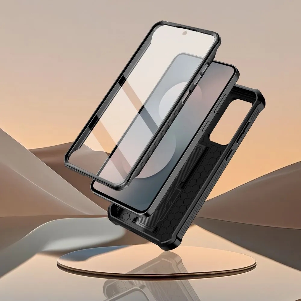 Samsung Galaxy S25 FE suojakuori musta TECH-PROTECT KEVLAR CAM+