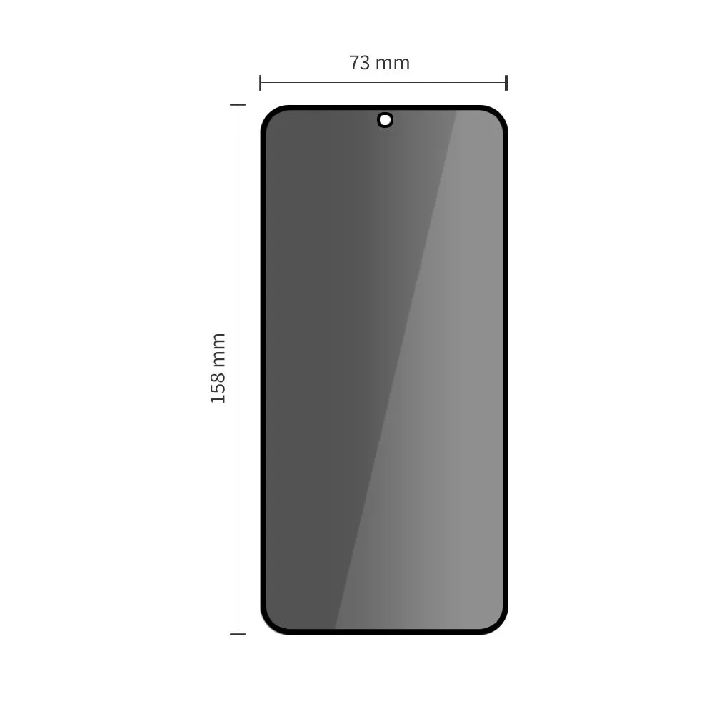 Samsung Galaxy S25 FE apsauginis stiklas TECH-PROTECT GLASS SPY+ 2-PACK