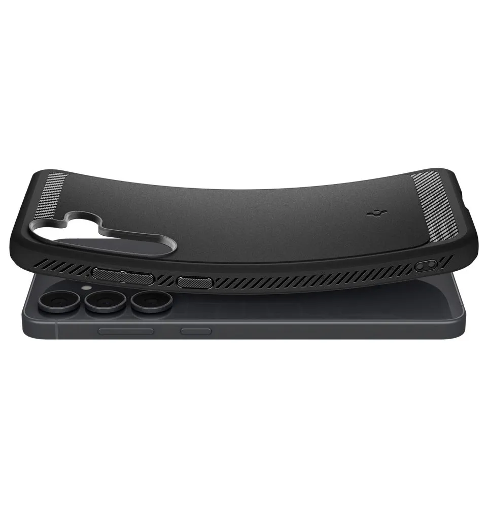 Samsung Galaxy S25 FE ümbris must SPIGEN RUGGED ARMOR