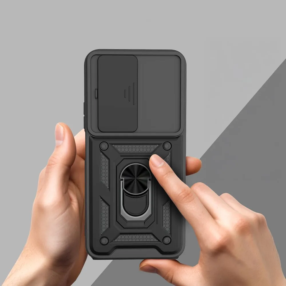 Xiaomi RedMi Redmi 15 4G / 5G ümbris must TECH-PROTECT CAMSHIELD PRO