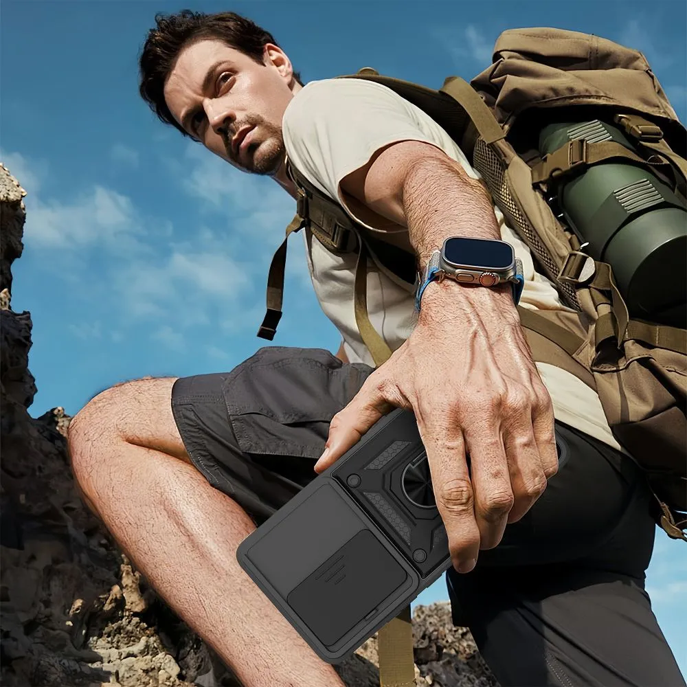Xiaomi RedMi Redmi 15 4G / 5G ümbris must TECH-PROTECT CAMSHIELD PRO