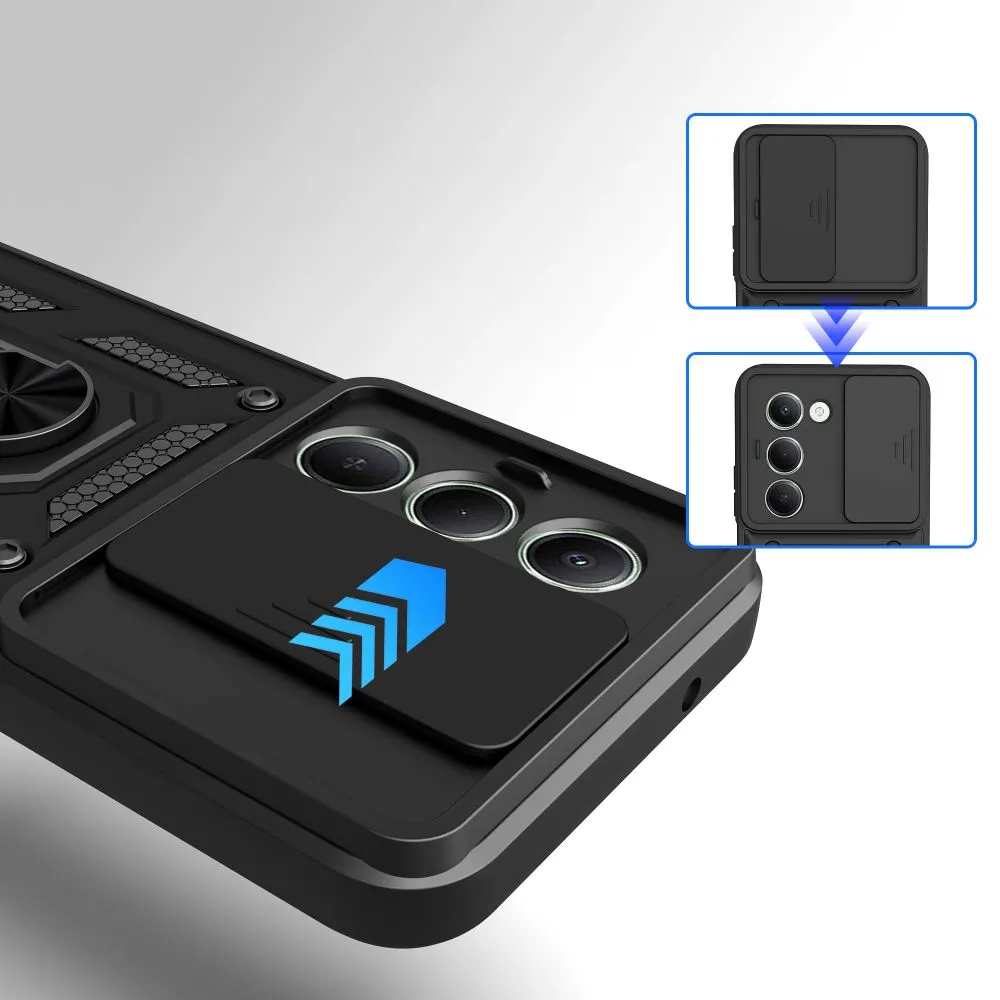 Xiaomi RedMi Redmi 15 4G / 5G ümbris must TECH-PROTECT CAMSHIELD PRO