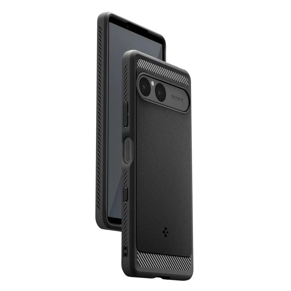 Sony Xperia 10 VII чехол черный SPIGEN RUGGED ARMOR
