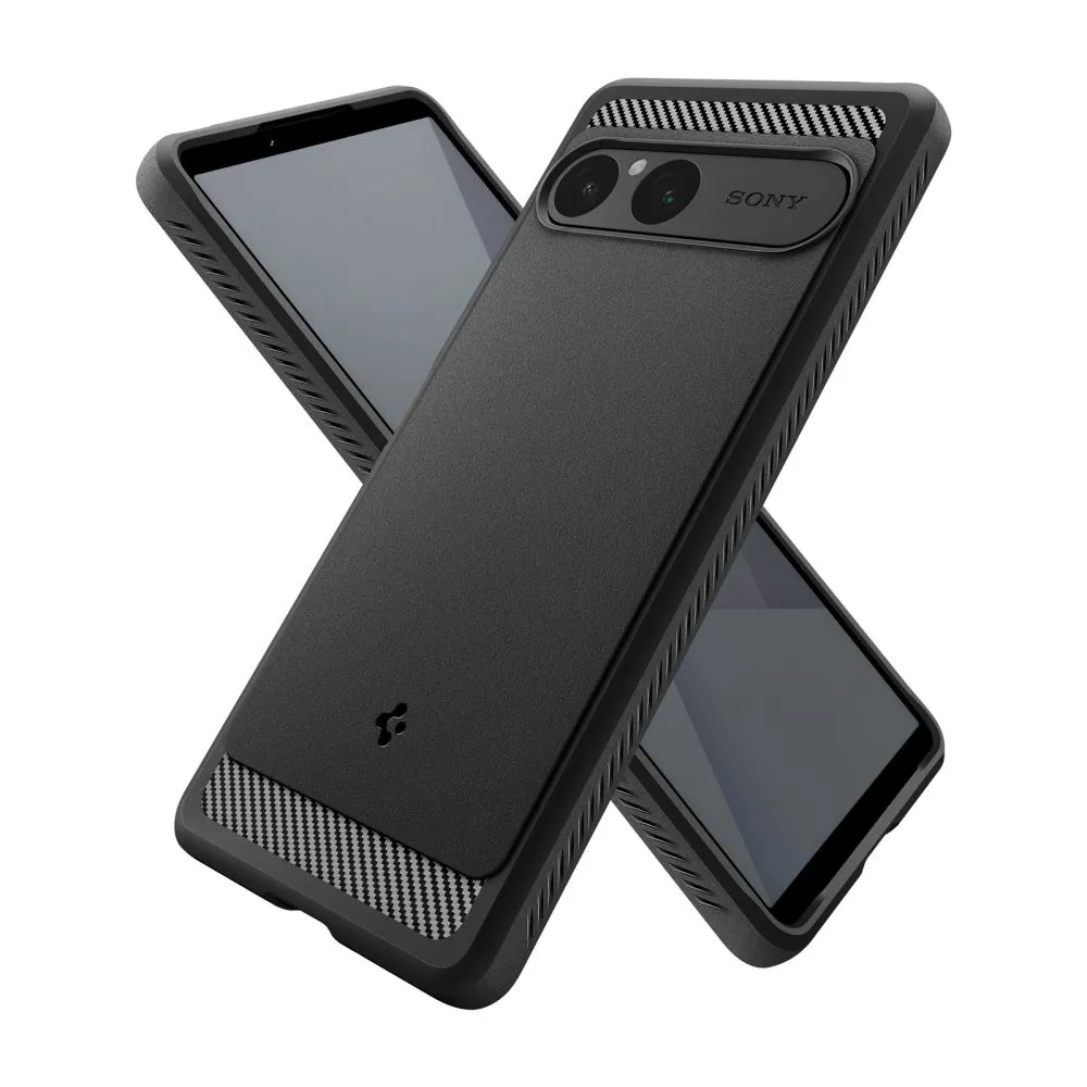Sony Xperia 10 VII чехол черный SPIGEN RUGGED ARMOR