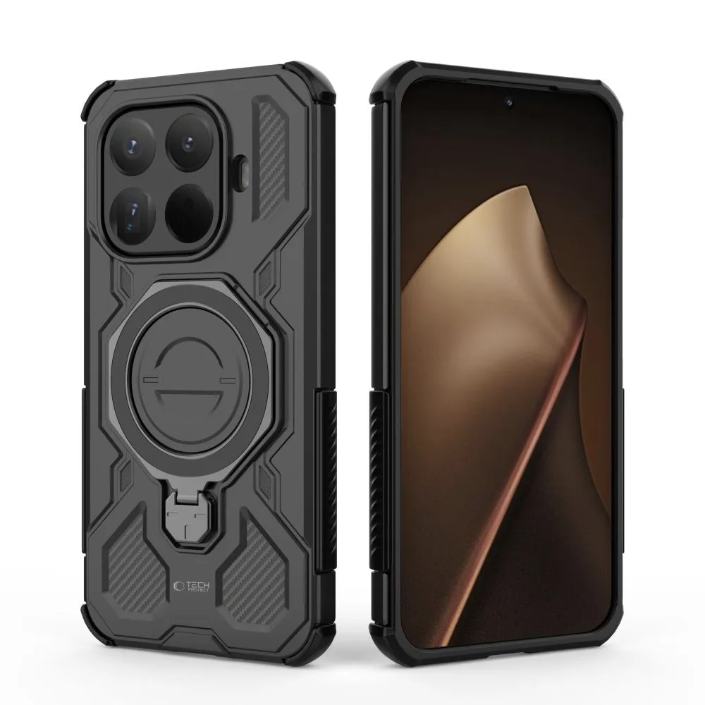 Xiaomi 15 15T Pro dėklas Juoda TECH-PROTECT TACTICSTAND MAGSAFE