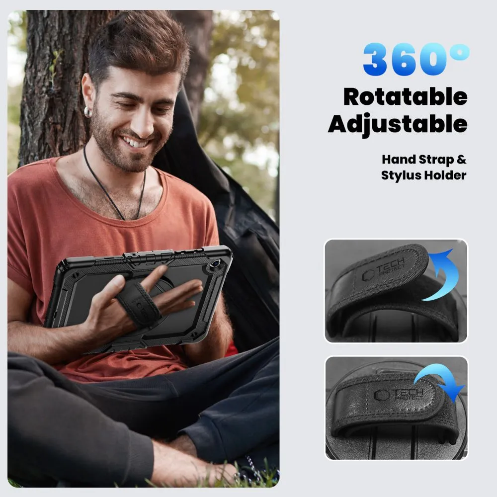 Samsung Galaxy Tab A11 Plus 11.0 tablet suojakuori, suojakotelo musta TECH-PROTECT SOLID
