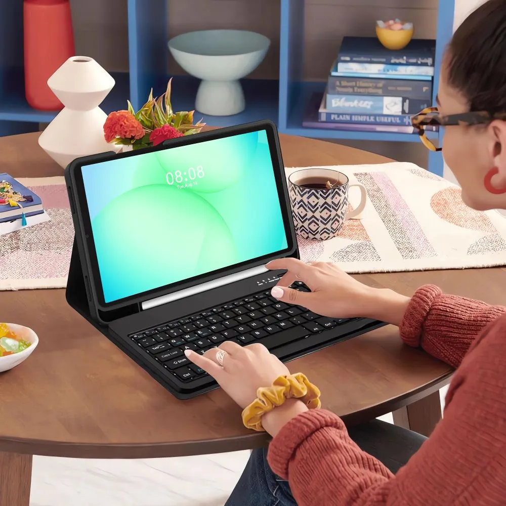 Samsung Galaxy Tab A11 Plus 11.0 tahvelarvuti ümbris must TECH-PROTECT SC PEN + KEYBOARD