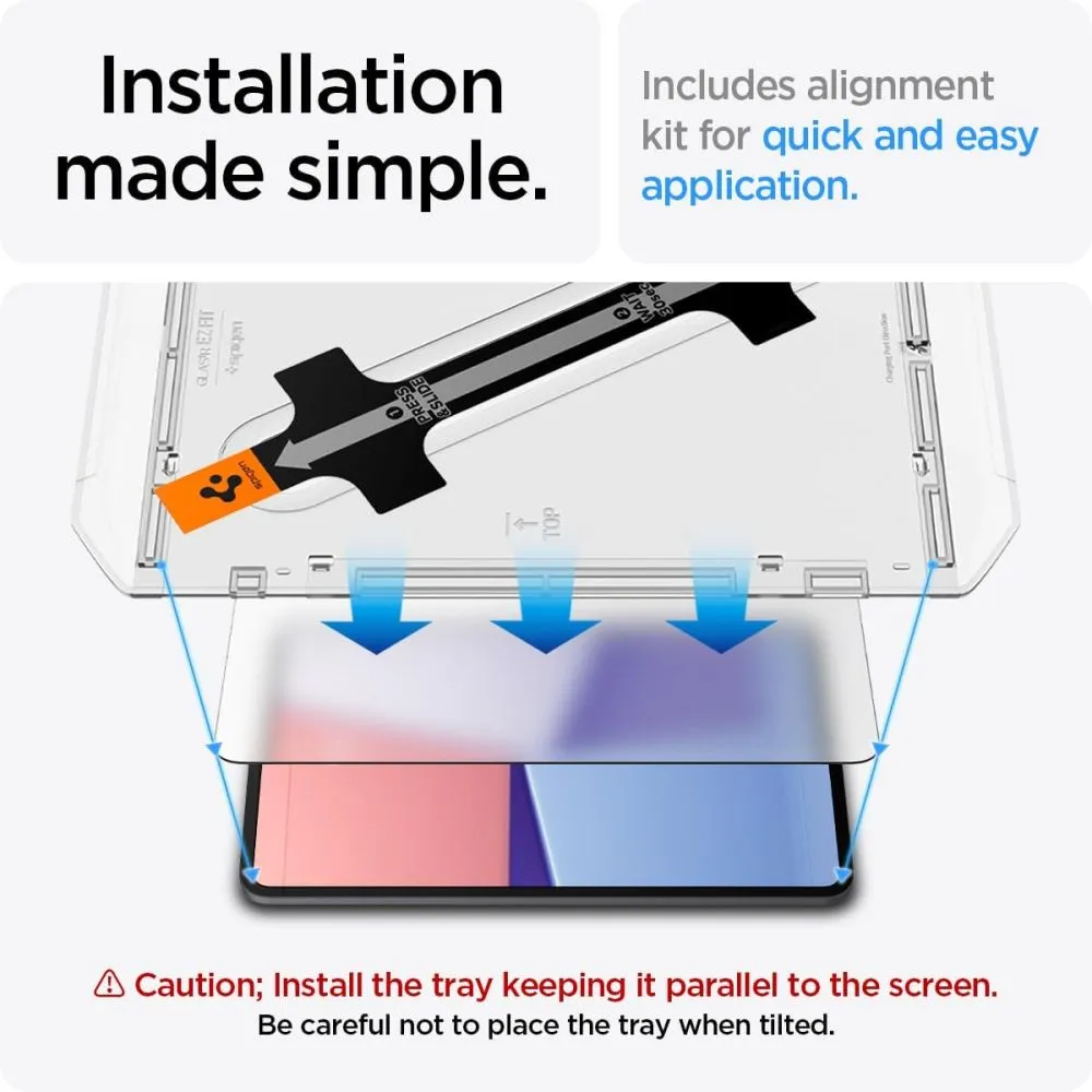 Apple iPad Pro 13 (2025) tahvelarvuti ekraani kaitseklaas  SPIGEN GLAS.TR ”EZ FIT”