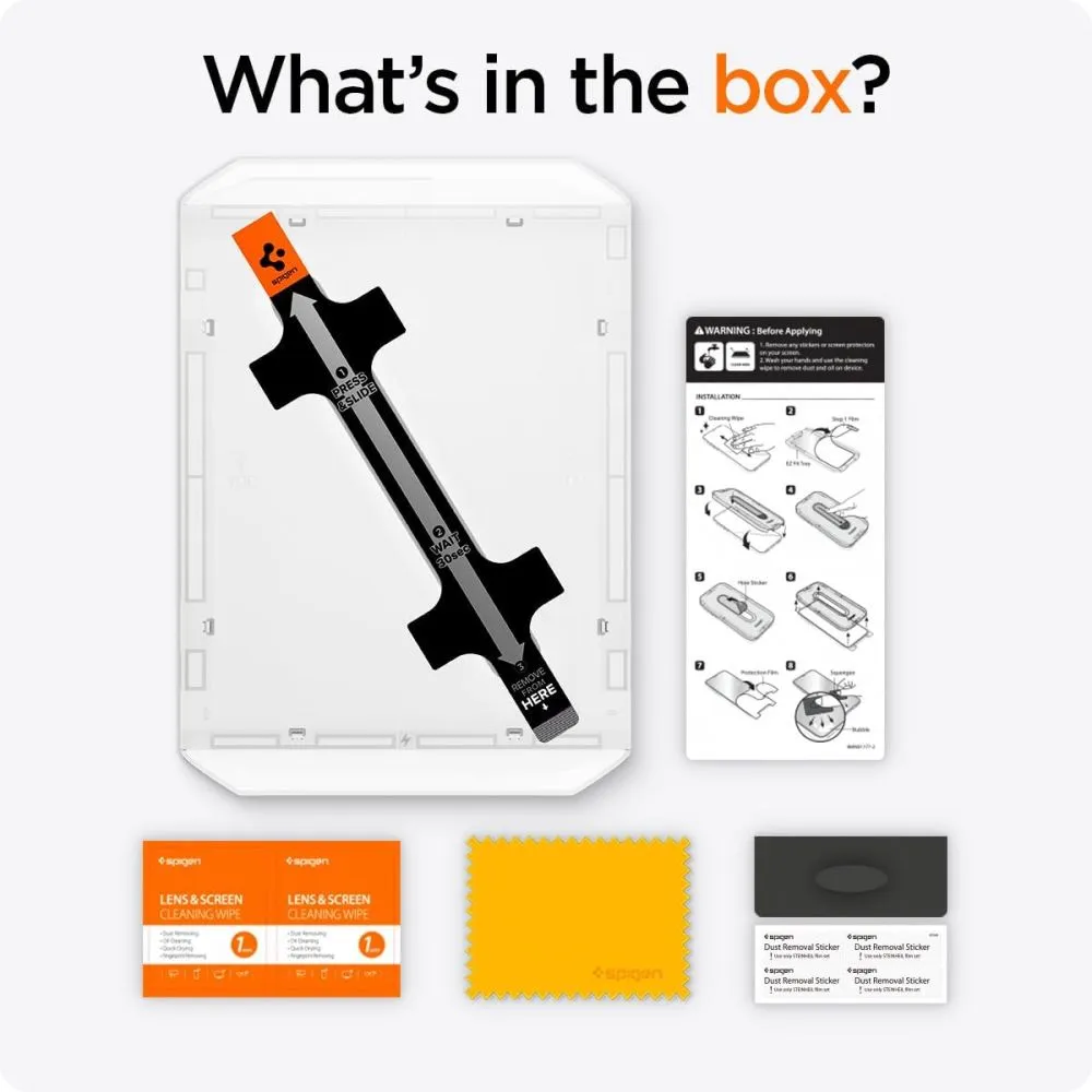 Apple iPad Pro 13 (2025) tahvelarvuti ekraani kaitseklaas  SPIGEN GLAS.TR ”EZ FIT”