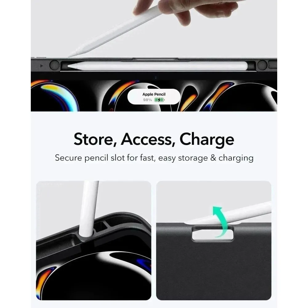 Apple iPad Pro 13 (2025) Tablet Screen Protector black ESR FLIP HYBRID