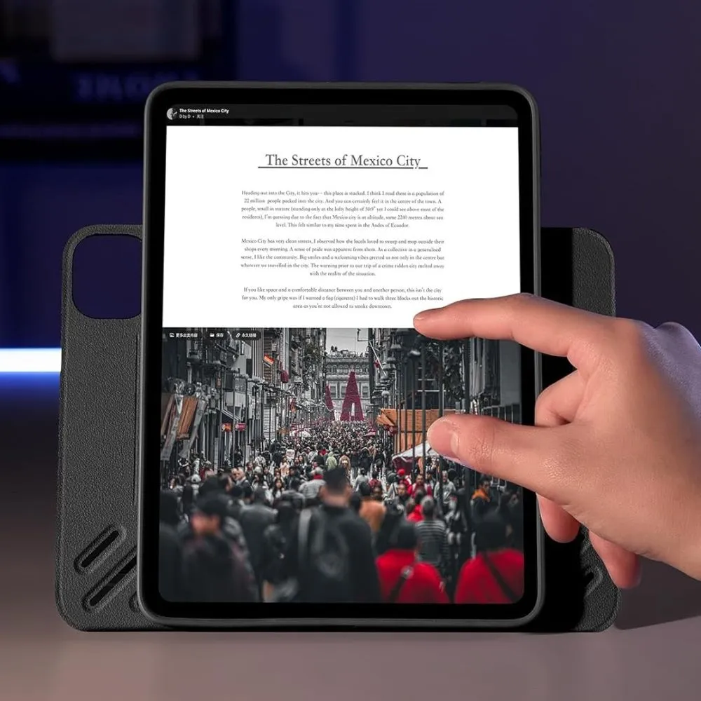 Apple iPad Pro 11 (2025) tablet skal, fodral svart ESR FLIP HYBRID