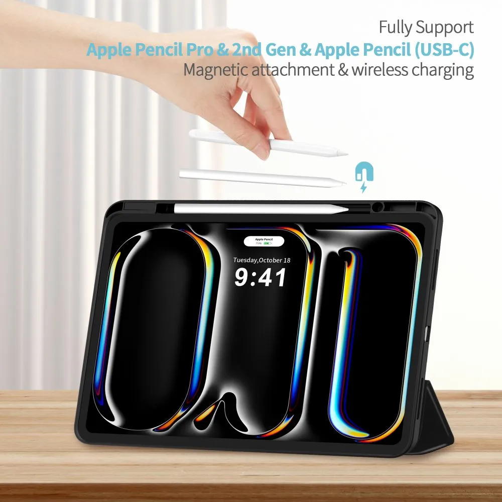 Apple iPad Pro 11 (2025) tahvelarvuti ümbris must TECH-PROTECT SC PEN