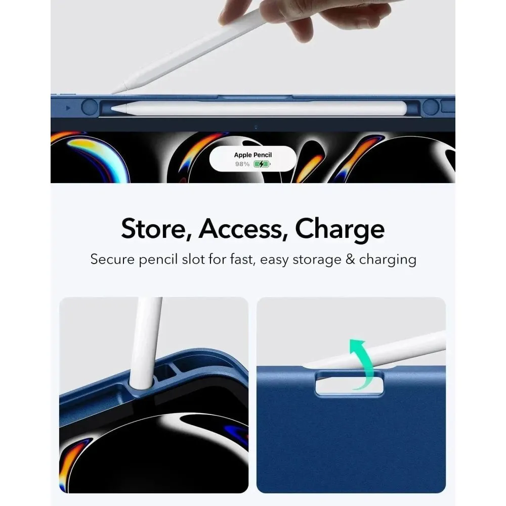 Apple iPad Pro 11 (2025) Planšetes maciņš zils ESR FLIP HYBRID