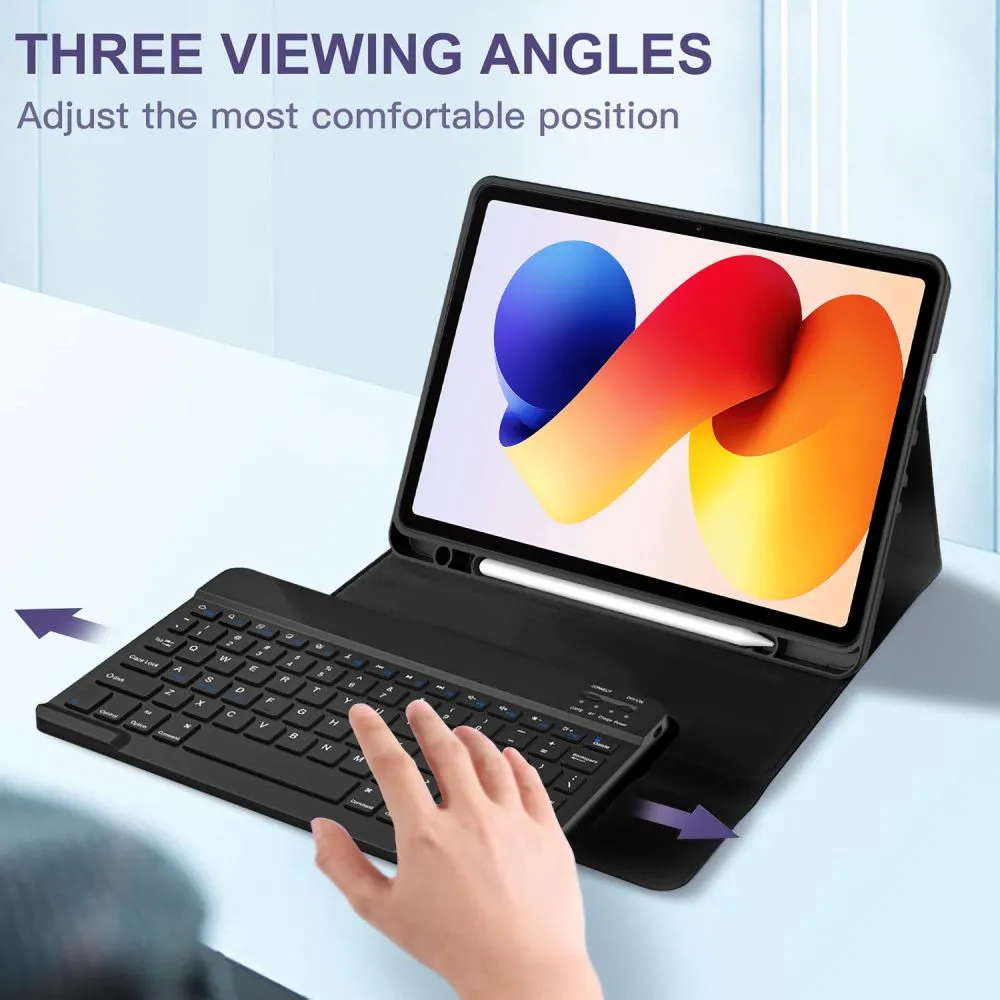 Xiaomi RedMi Pad 2 Pro 12.1 tahvelarvuti ümbris must TECH-PROTECT SC PEN + KEYBOARD