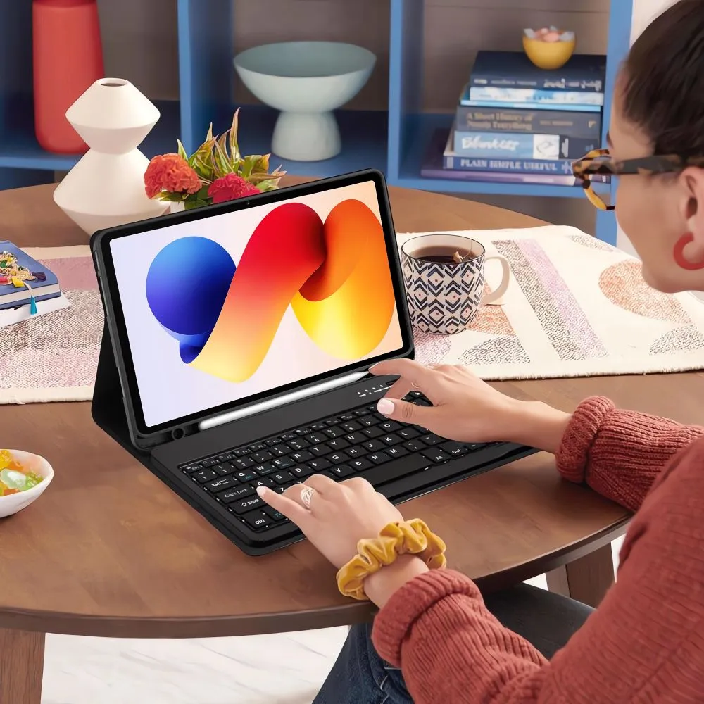 Xiaomi RedMi Pad 2 Pro 12.1 tahvelarvuti ümbris must TECH-PROTECT SC PEN + KEYBOARD