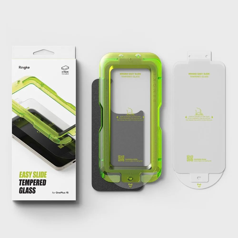 OnePlus 15 aizsargstikls  RINGKE EASY SLIDE 2-PACK