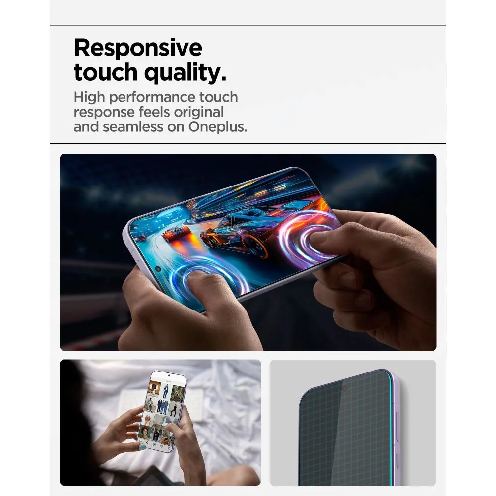OnePlus 15 Screen Protector  SPIGEN ALM GLAS.TR SLIM AC 2-PACK