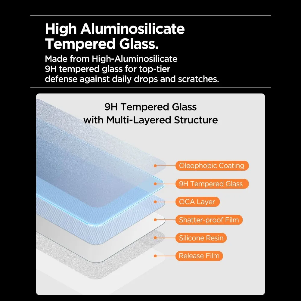OnePlus 15 Screen Protector  SPIGEN ALM GLAS.TR SLIM AC 2-PACK