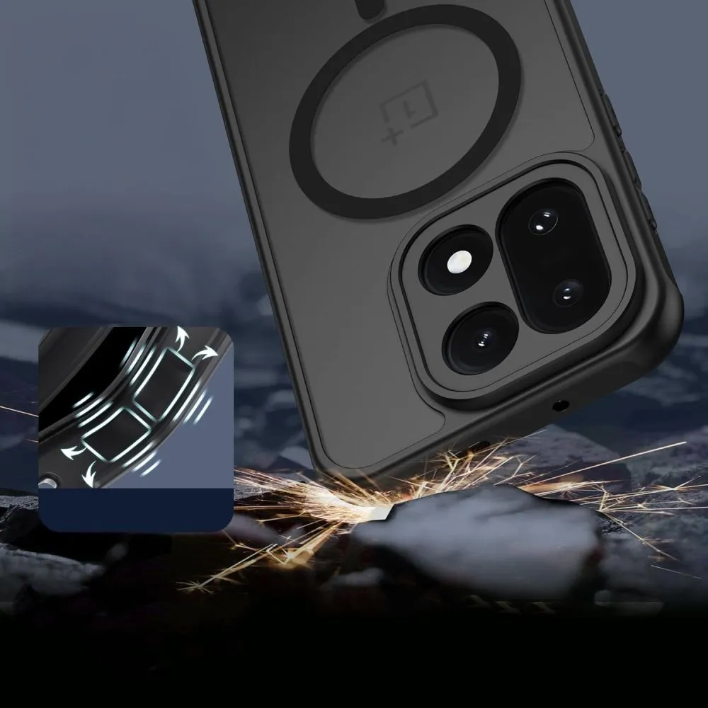 OnePlus 15 skal svart TECH-PROTECT MAGMAT MAGSAFE