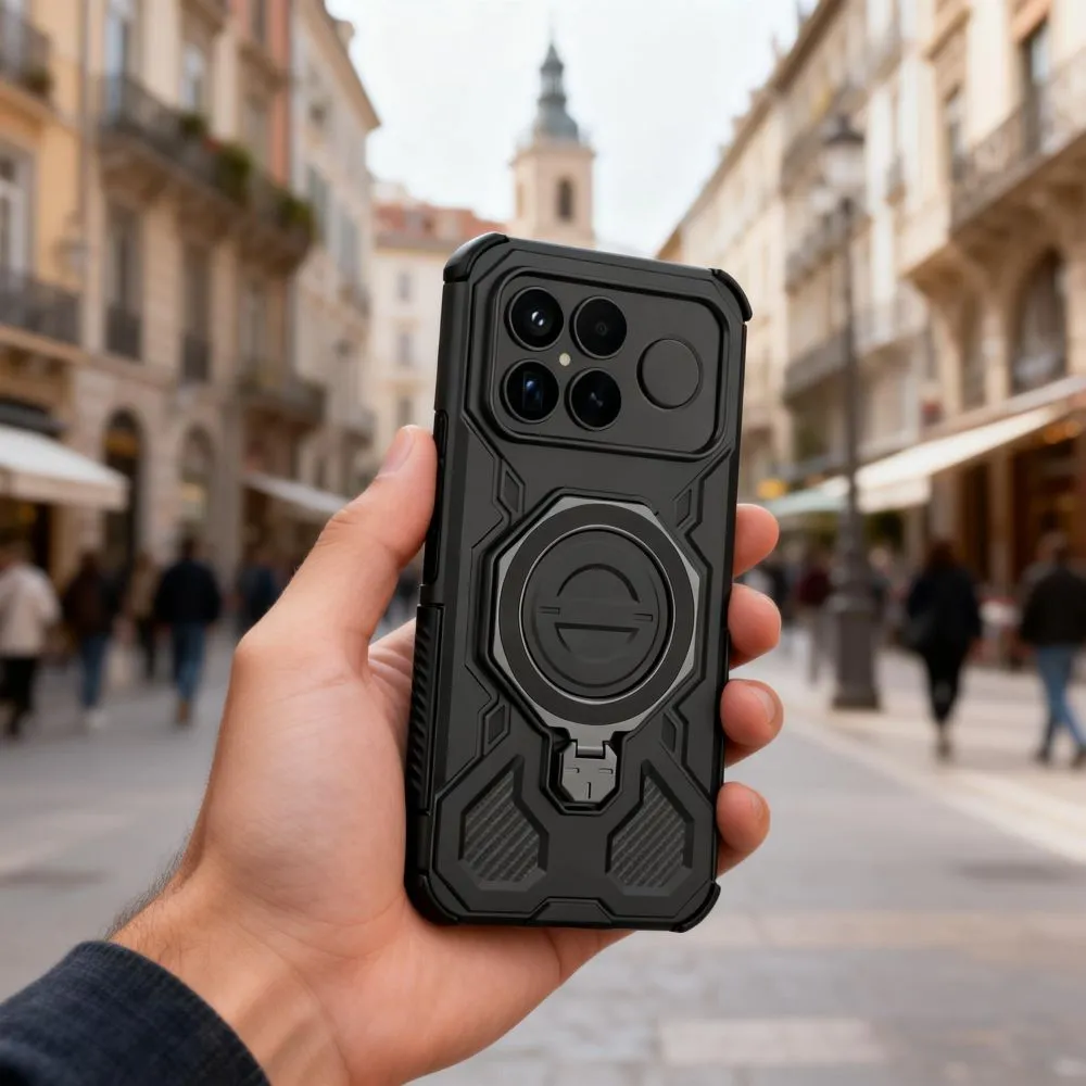 Xiaomi Poco F8 Ultra Telefoni kaaned must TECH-PROTECT TACTICSTAND MAGSAFE