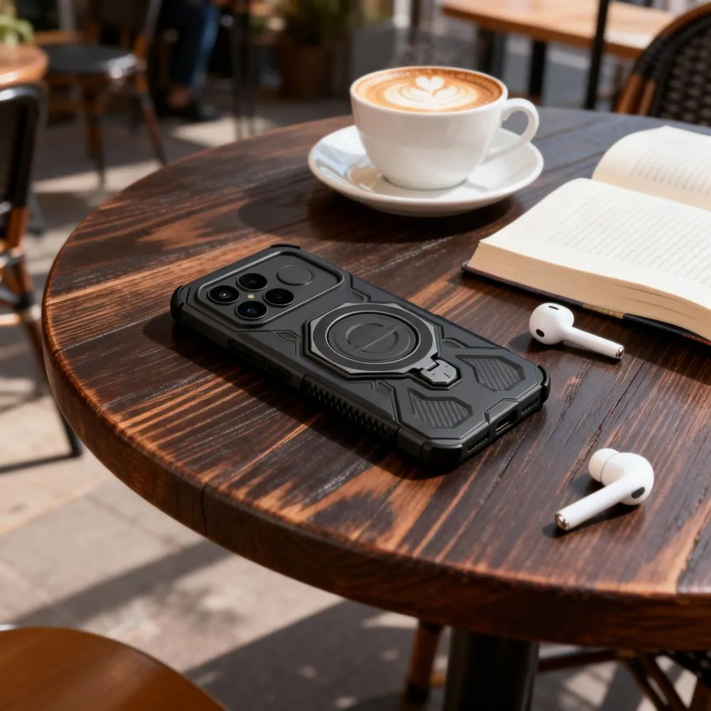 Xiaomi Poco F8 Ultra Telefoni kaaned must TECH-PROTECT TACTICSTAND MAGSAFE
