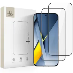 Poco Poco F8 Ultra защитное стекло TECH-PROTECT GLASS FIT+ 2-PACK Xiaomi Poco F8 Ultra