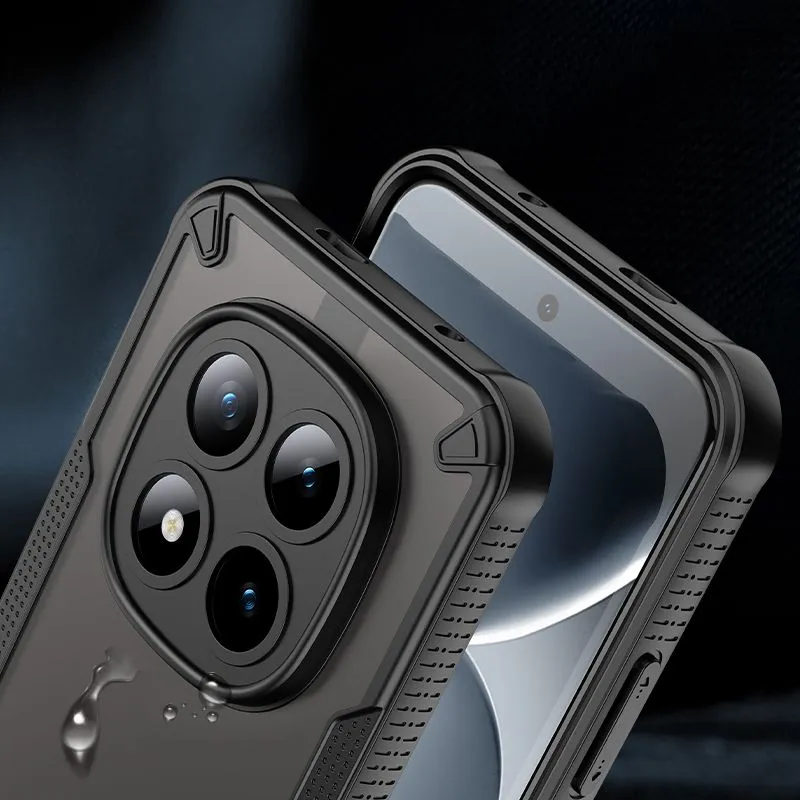 Xiaomi RedMi Note 15 Pro Plus 5G Telefona vāciņš melns TECH-PROTECT RUGGED SHIELD MAGSAFE
