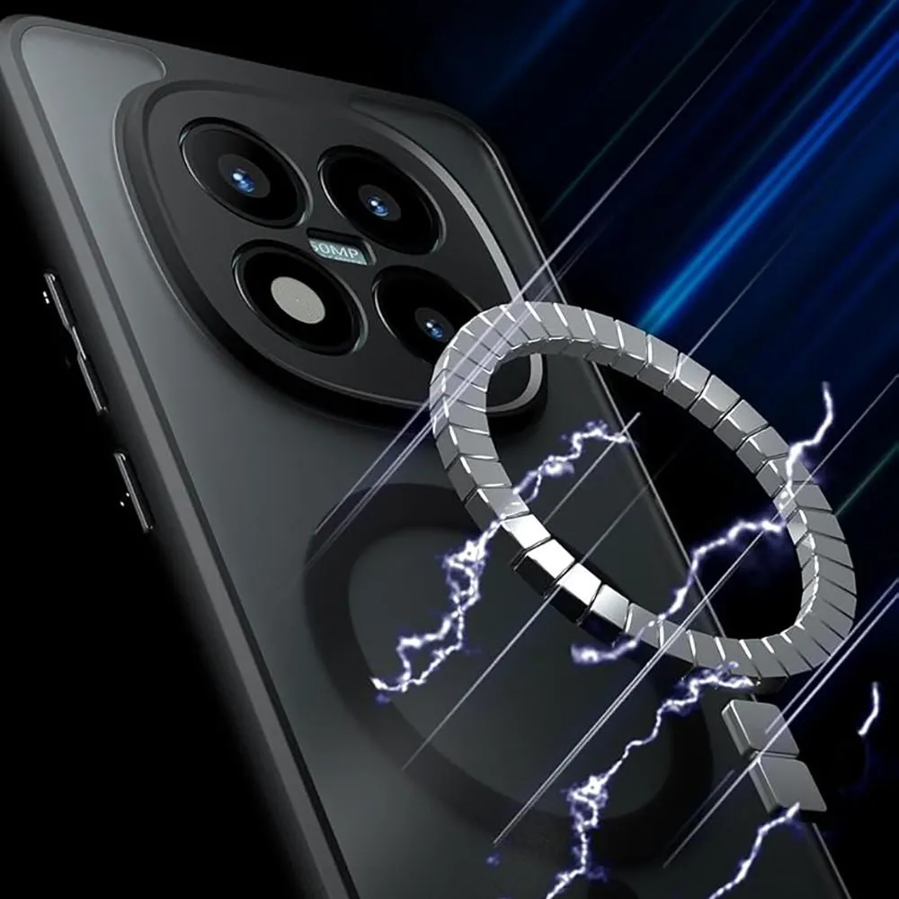 Xiaomi RedMi Note 15 Pro Plus 5G Telefona vāciņš melns TECH-PROTECT MAGMAT MAGSAFE